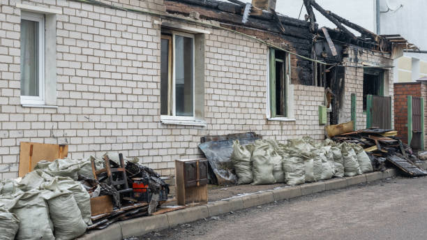 Professional Fire Damage Removal technician working in Farmington, MN